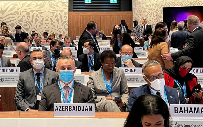 Azerbaijani health minister participates in 75th session of World Health Assembly