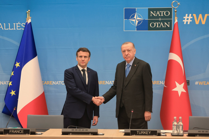President Erdoğan, Macron discuss Swedish, Finnish NATO bids