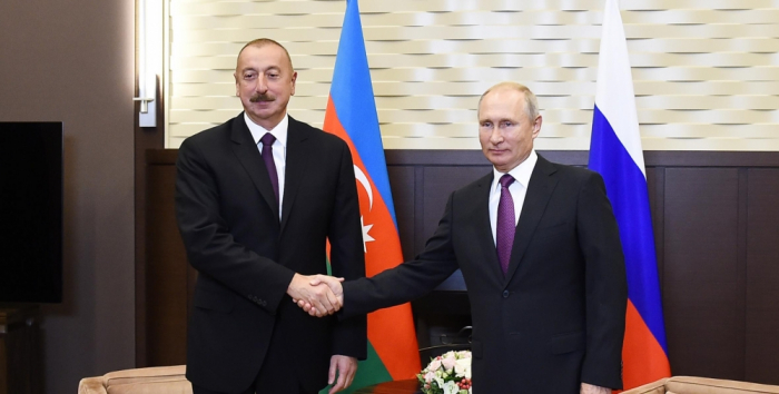   Russian President congratulates President Ilham Aliyev on Independence Day  