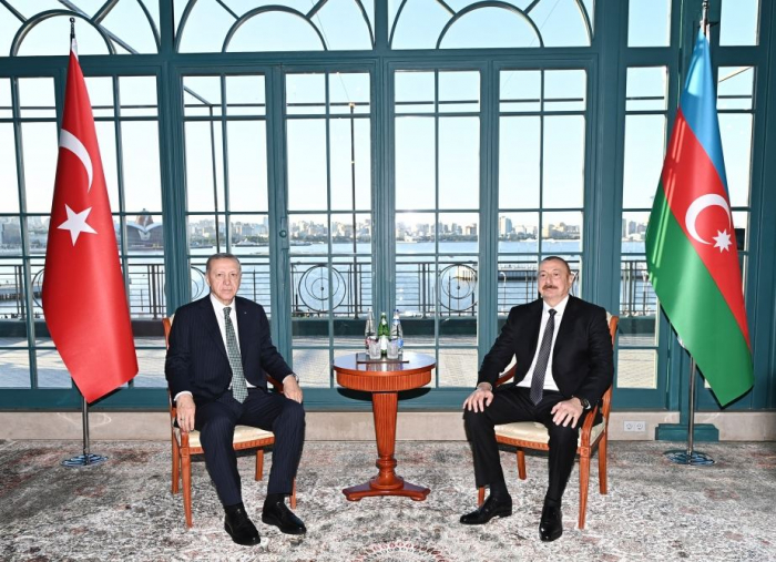   President Ilham Aliyev and President Recep Tayyip Erdogan hold meeting  
 