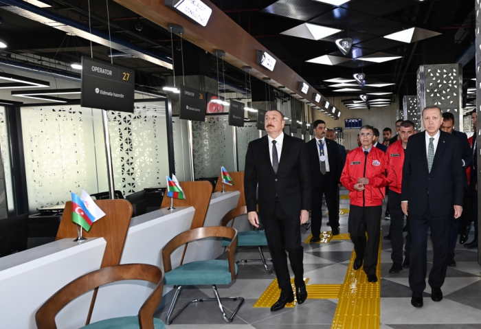  Turkish and Azerbaijani Presidents attend opening of "ASAN" Service Center No. 7 and "Bilim Bakı" Center - PHOTOS