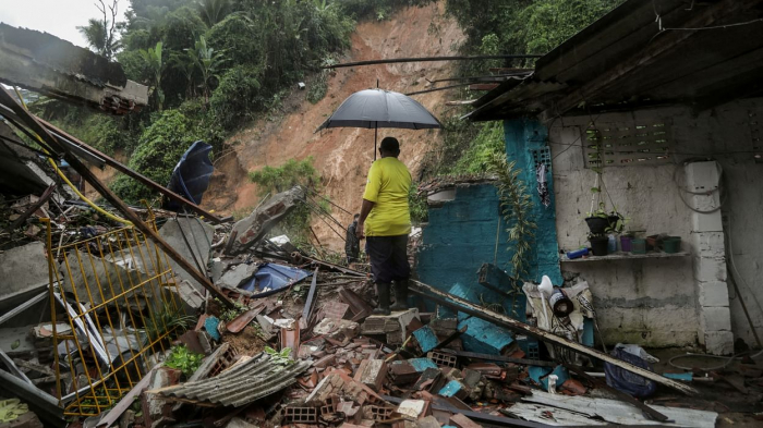 Heavy rains in Brazil