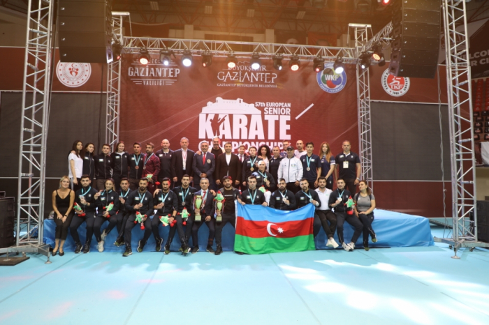   Azerbaijani karate team rank second at European Championships in Gaziantep  