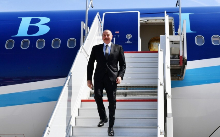   Presidente Ilham Aliyev viaja a Bruselas  