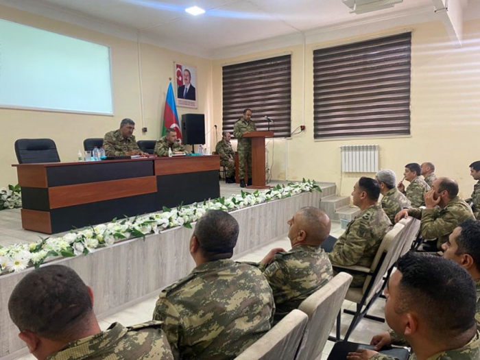 Military unit stationed in Azerbaijan’s Lachin holds final meeting on Q1 results