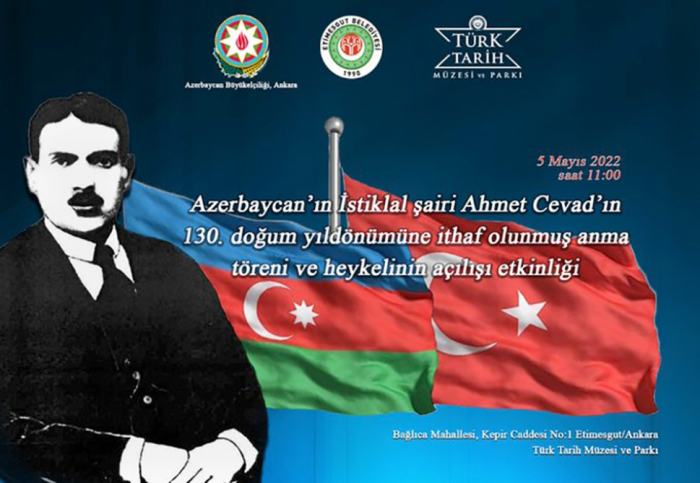 Monument to prominent Azerbaijani poet Ahmad Javad to be unveiled in Turkey