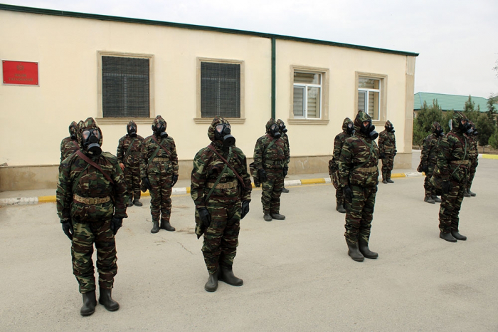 Azerbaijani Army holds competition for title of best radiological, chemical and biological defense platoon