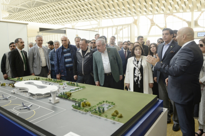   Participants of 3rd General Conference of ECO PA visit Fuzuli International Airport  