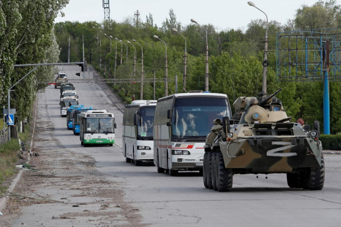   Ukrainische Kämpfer werden aus Asowstal evakuiert  
