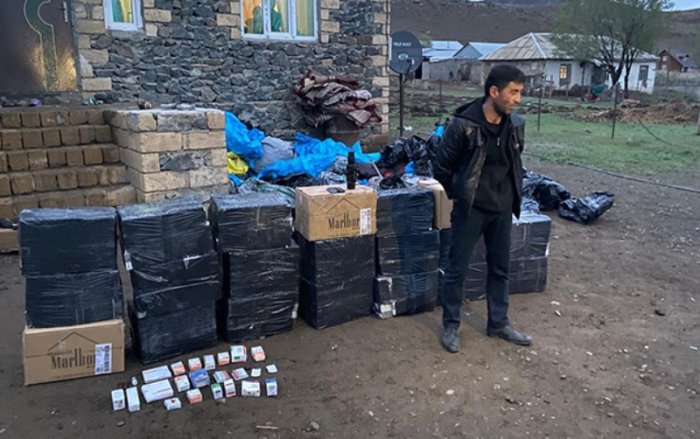 Qaçaqmalçılıqla məşğul olan sərhəd pozucusu saxlanıldı  
