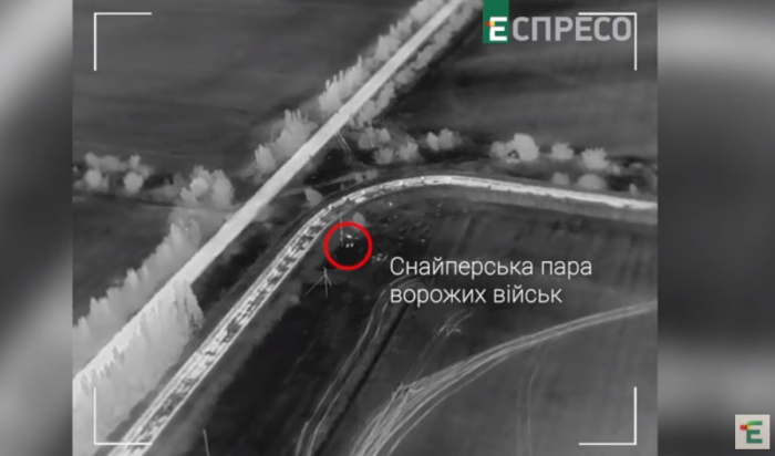   Maskalanmış rus snayperçilərin vurulma anı -    VİDEO      