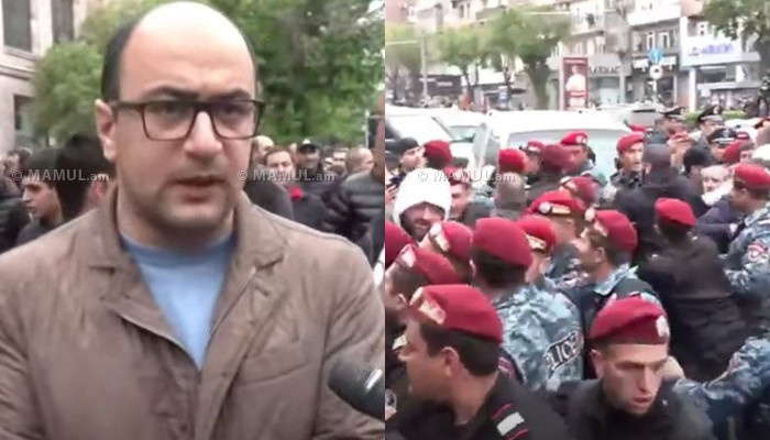    İrəvanda "qırmızı beretlilər"    etirazçıların tərəfinə keçiblər      