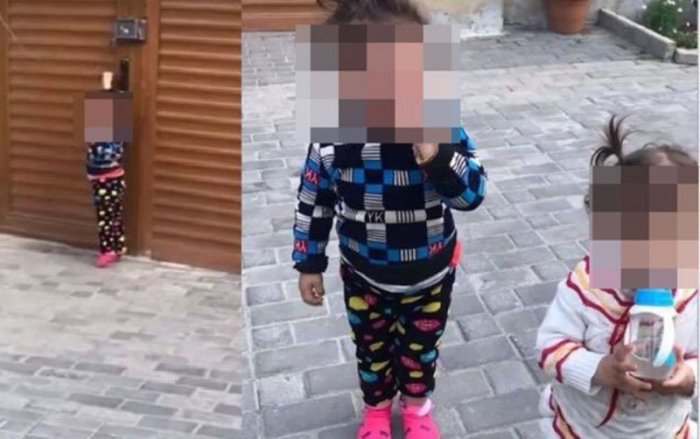    Ana iki uşağını sığınacağa atıb qaçdı  
   