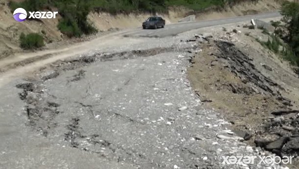    Yeni tikilən yol  niyə dağılıb? -     VİDEO     
   