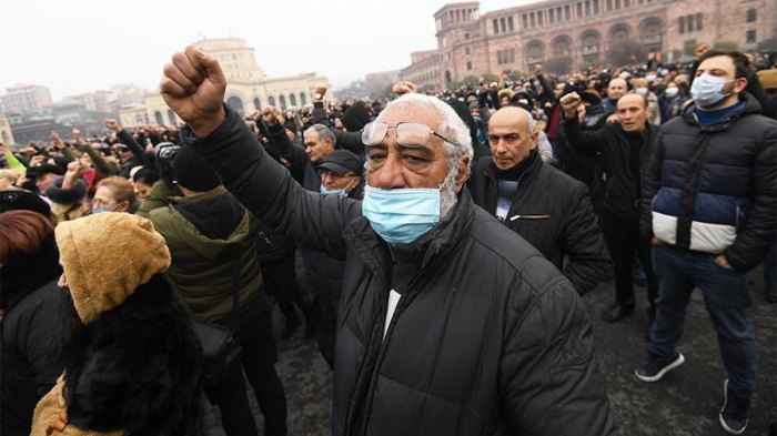 Dozens of protesters wounded in clashes with law enforcement officers in Armenia