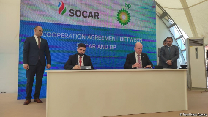  SOCAR signs documents with BP, Masdar companies in Shusha 