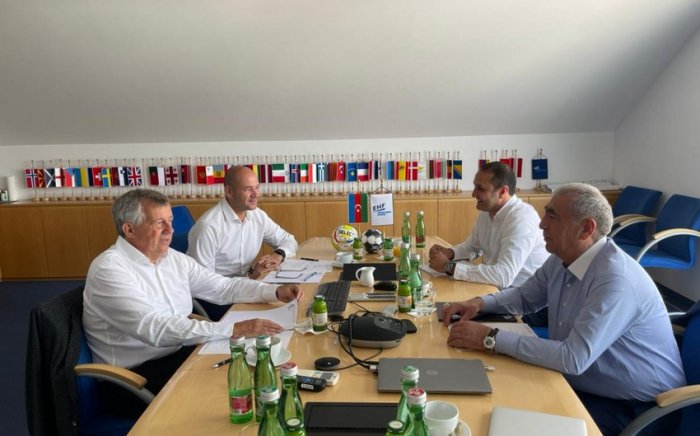 Saleh Məmmədov Avstriyada EHF rəhbərliyi ilə görüşüb  
