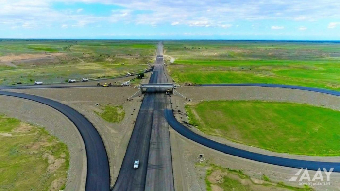 Azerbaijan continues construction of Barda-Agdam highway 