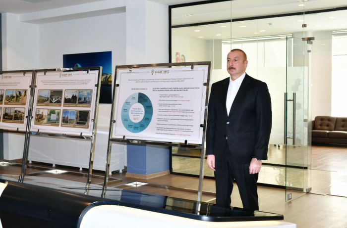  President Ilham Aliyev attends opening of new power substation and Digital Network General Management Cente 