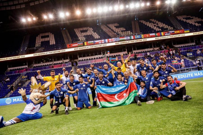 Azerbaijan become European minifootball champions