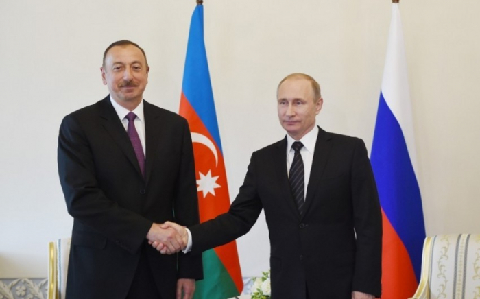   Ilham Aliyev felicitó a Vladimir Putin  