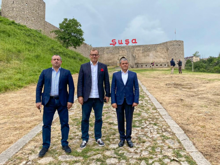   Chairman of National Council of Slovakia visits Shusha city  