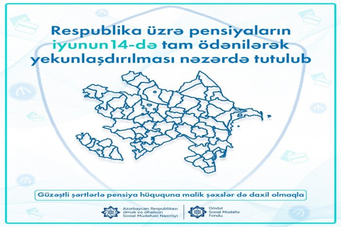 Pensiyaların ödəniləcəyi tarix açıqlandı  
