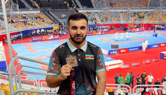 Azerbaijani fighter takes silver at Karate1 Series A – Cairo 2022