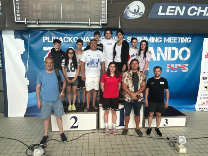 Azerbaijani swimmers bring home 27 medals from Croatia