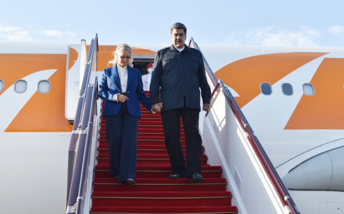   Venezuelan President Nicolas Maduro arrives in Azerbaijan for working visit  