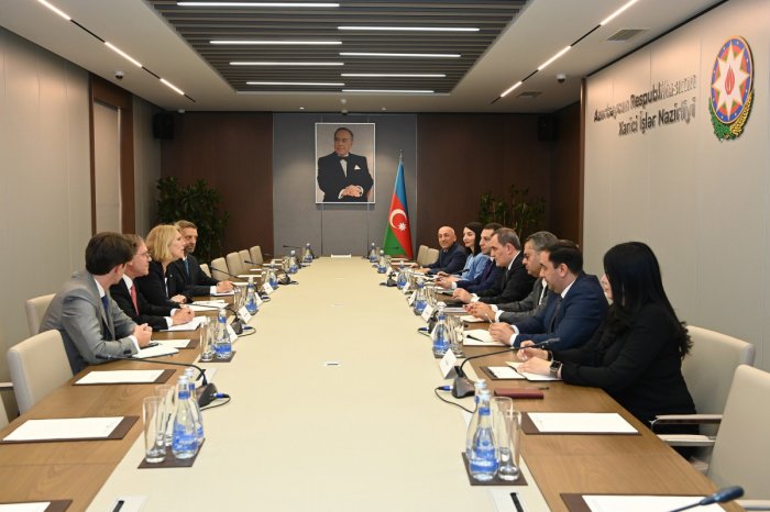 Ceyhun Bayramov ABŞ Dövlət katibinin köməkçisi ilə görüşdü  
