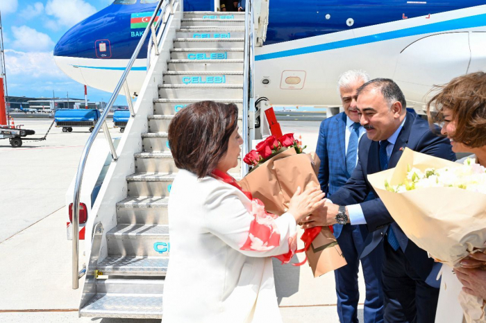   Sahiba Gafarova arrives in Istanbul on working visit  