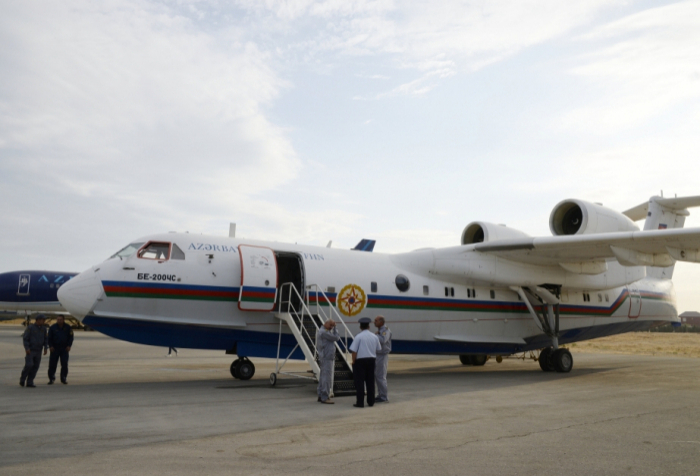   Azerbaiyán envía un avión anfibio a Türkiye  