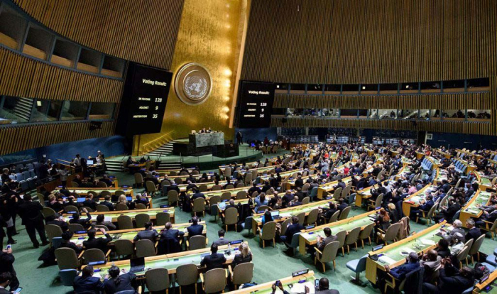   La Asamblea General de la ONU adopta resolución, cuyo principal autor es Azerbaiyán  