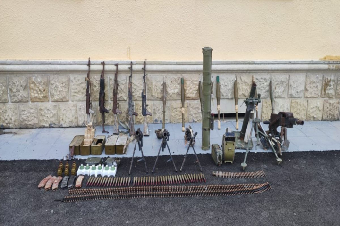 Weapons left behind by Armenian military found in Azerbaijan