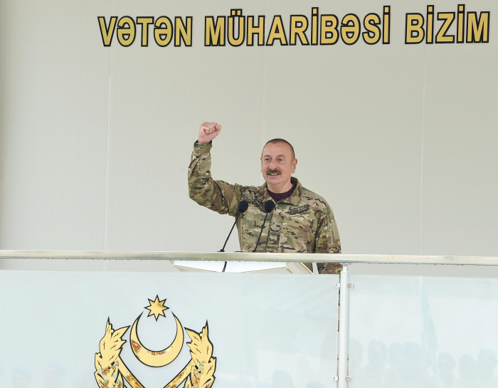     El jefe de Estado  : "Hemos demostrado al mundo entero que Karabaj es Azerbaiyán"  