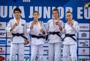 Azerbaijani female judokas clinch two medals at European Cup