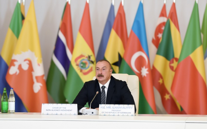       İlham Əliyev:    “Azərbaycan “Bandunq prinsipləri”ni tam bölüşür”  
   