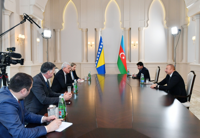 President Ilham Aliyev meets with chairman of Presidency of Bosnia and Herzegovina