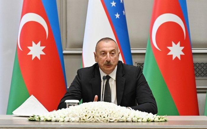    İlham Əliyev Özbəkistan prezidentinə təşəkkür etdi   