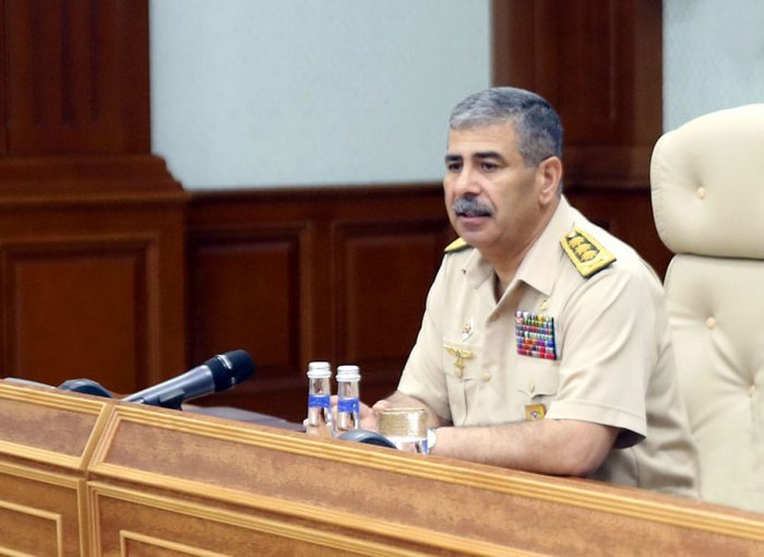 Official meeting held in Azerbaijani Defense Ministry 
