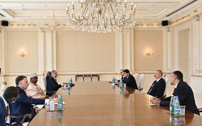  Le président azerbaïdjanais a reçu le secrétaire général de l