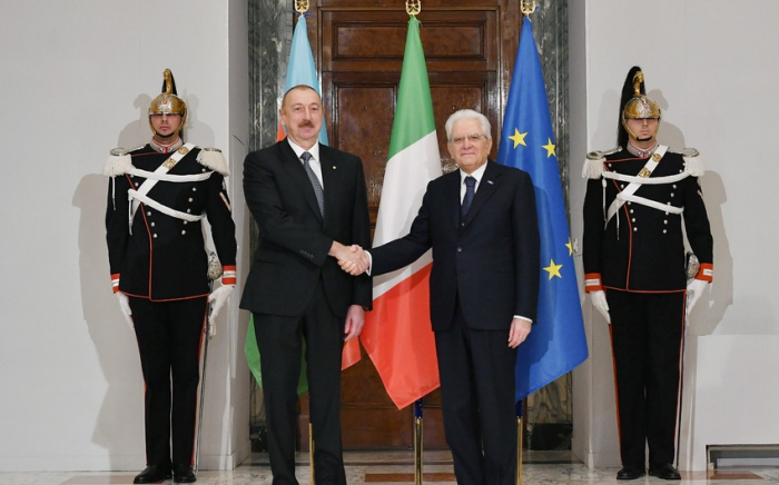  Ilham Aliyev a félicité le président italien 