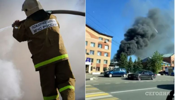    Moskva yaxınlığında böyük hərbi zavod yanıb -    VİDEO      