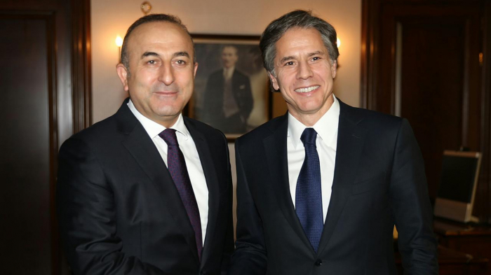 Turkish FM, US State Sec discuss bilateral ties, NATO enlargement