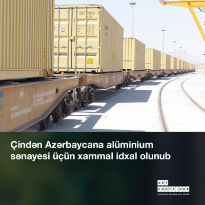 Materias primas para la industria del aluminio fueron importadas de China a Azerbaiyán