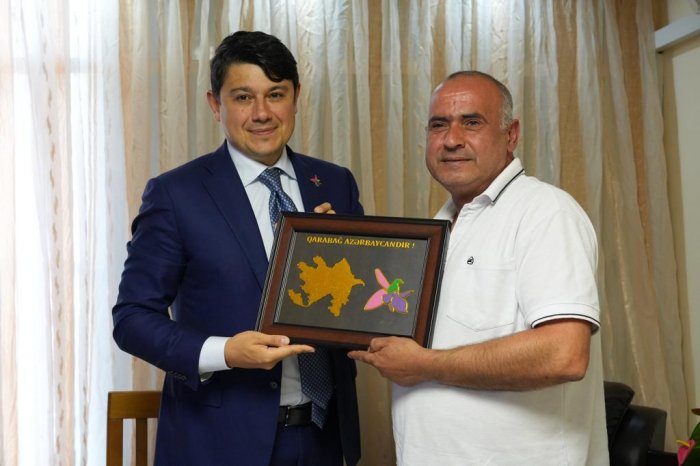    Fuad Muradov Albert Aqarunovun qardaşı ilə görüşdü -    FOTOLAR        
