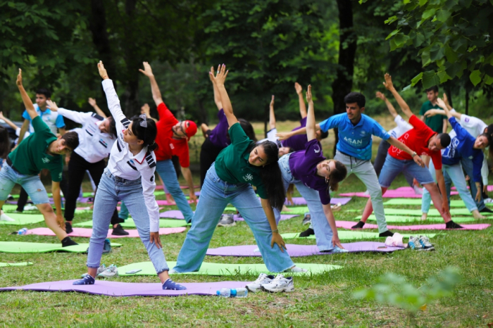 Bakú celebra el 8º Día Internacional del Yoga