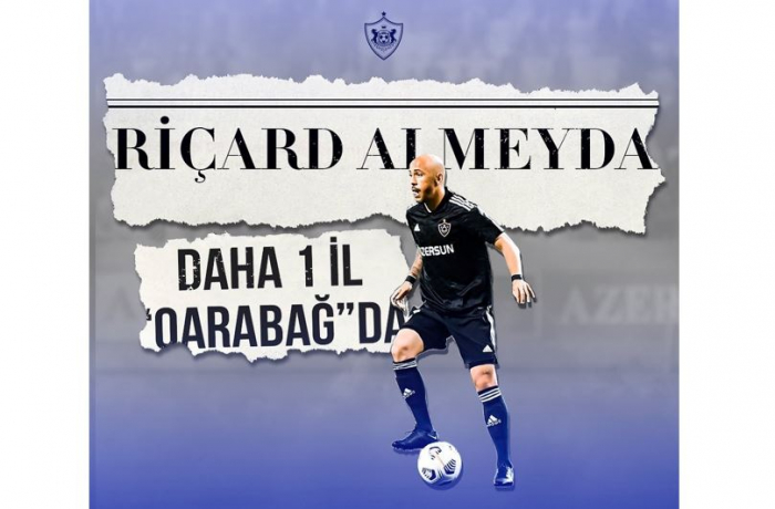 Almeyda daha 1 il "Qarabağ"da oynayacaq