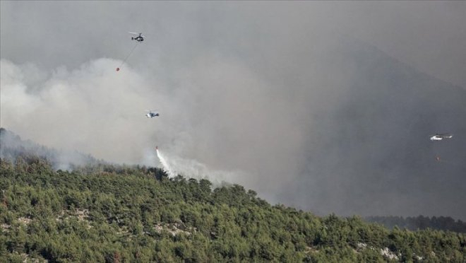   Türkiyədəki yanğın nəzarət altına alındı     
